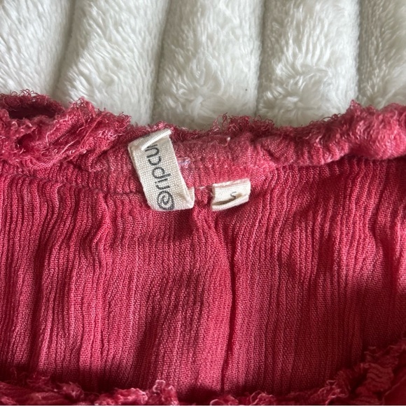 NWOT RipCurl Womens Small Flowy Coral Romper - Picture 4 of 7